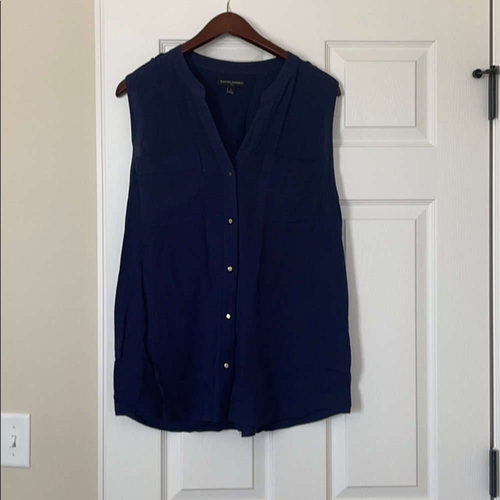 Banana Republic sleeveless blouse